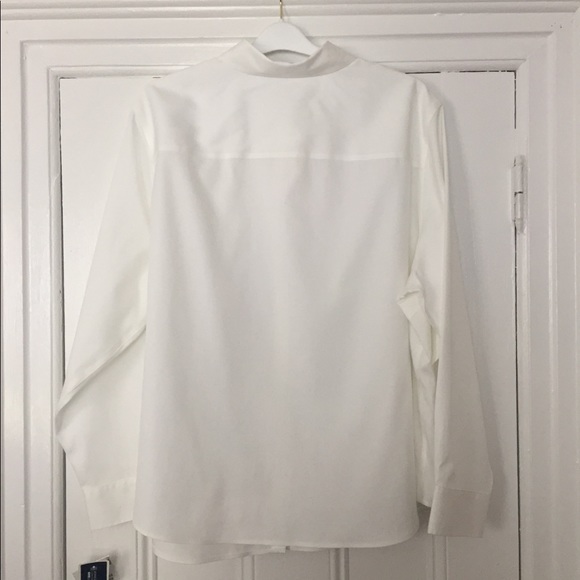 NWT Jones New York White No-Iron Dress Blouse - Picture 2 of 4